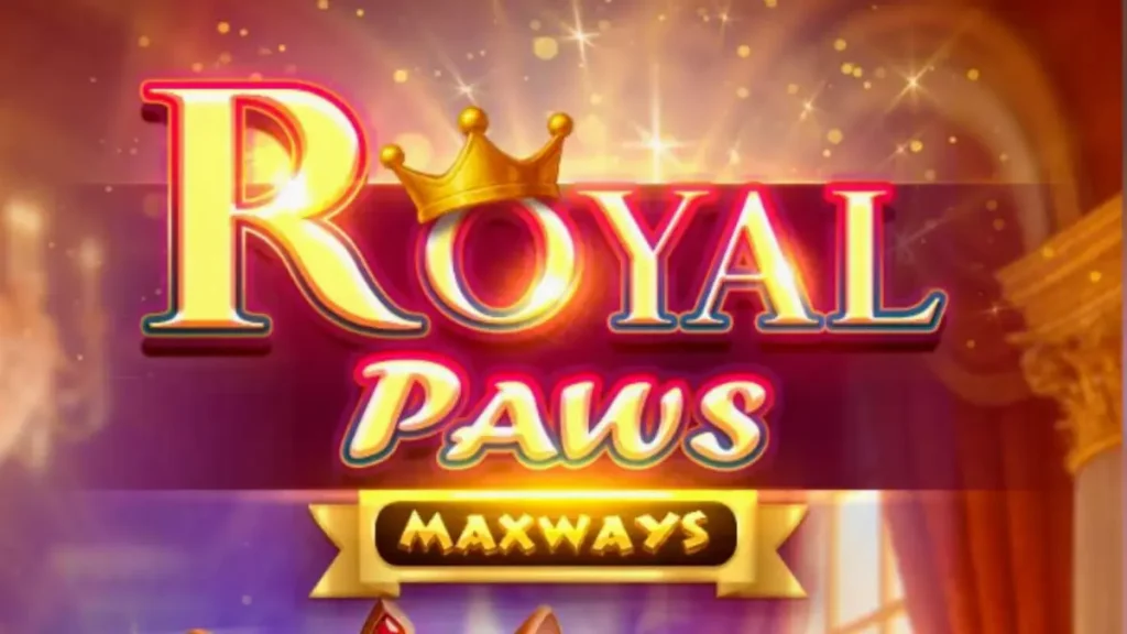Tampilan antarmuka slot Royal Paws Maxways di perangkat mobile dengan grafis mewah